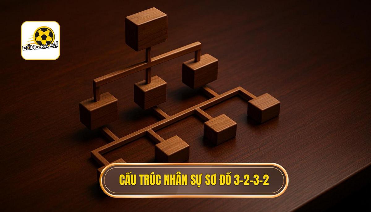 Cấu trúc nhân sự và vai trò của các vị trí trong sơ đồ 3-2-3-2