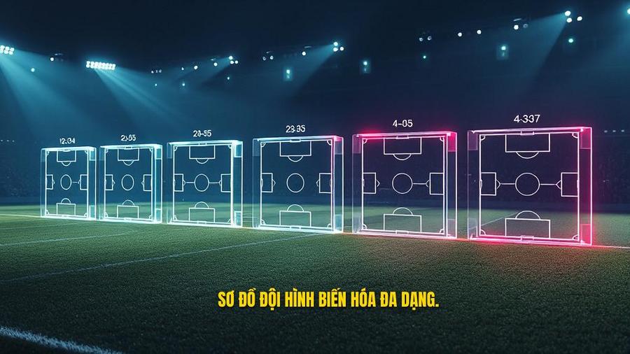 2. Sơ đồ đội hình biến hóa đa dạng.